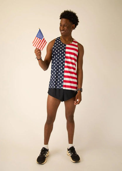 Men's USA Performance Singlet (XS, S, M, L, XL)