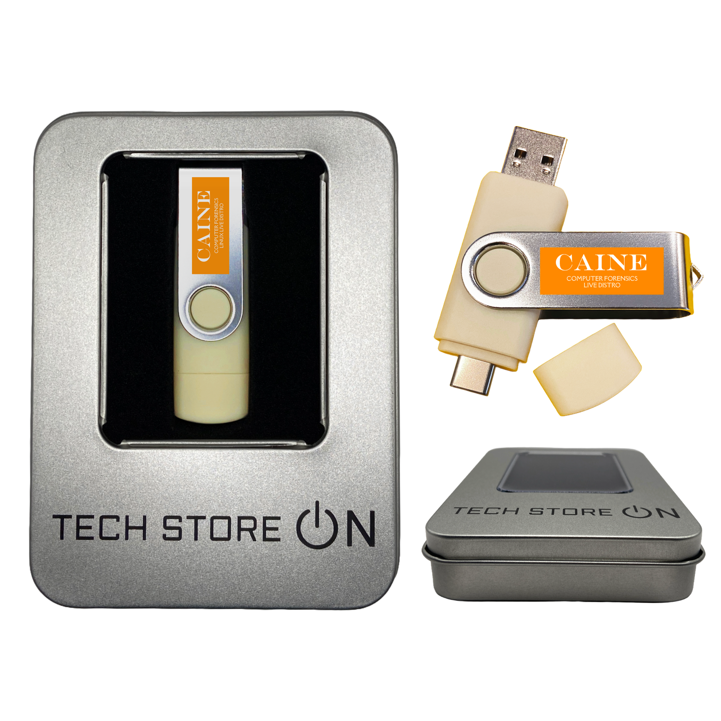 CAINE Computer Forensics Bootable USB [8GB] – Digital Investigation & Data Recovery Toolkit