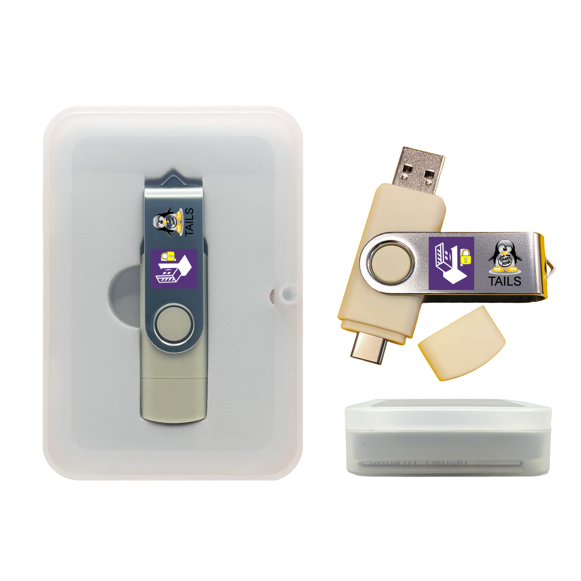 Linux Tails Bootable USB [8-32GB] – Anonymous Internet Access & Privacy-Focused Operating System - Triathlete Store