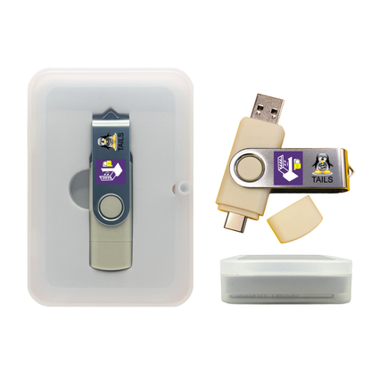 Linux Tails Bootable USB [8-32GB] – Anonymous Internet Access & Privacy-Focused Operating System - Triathlete Store