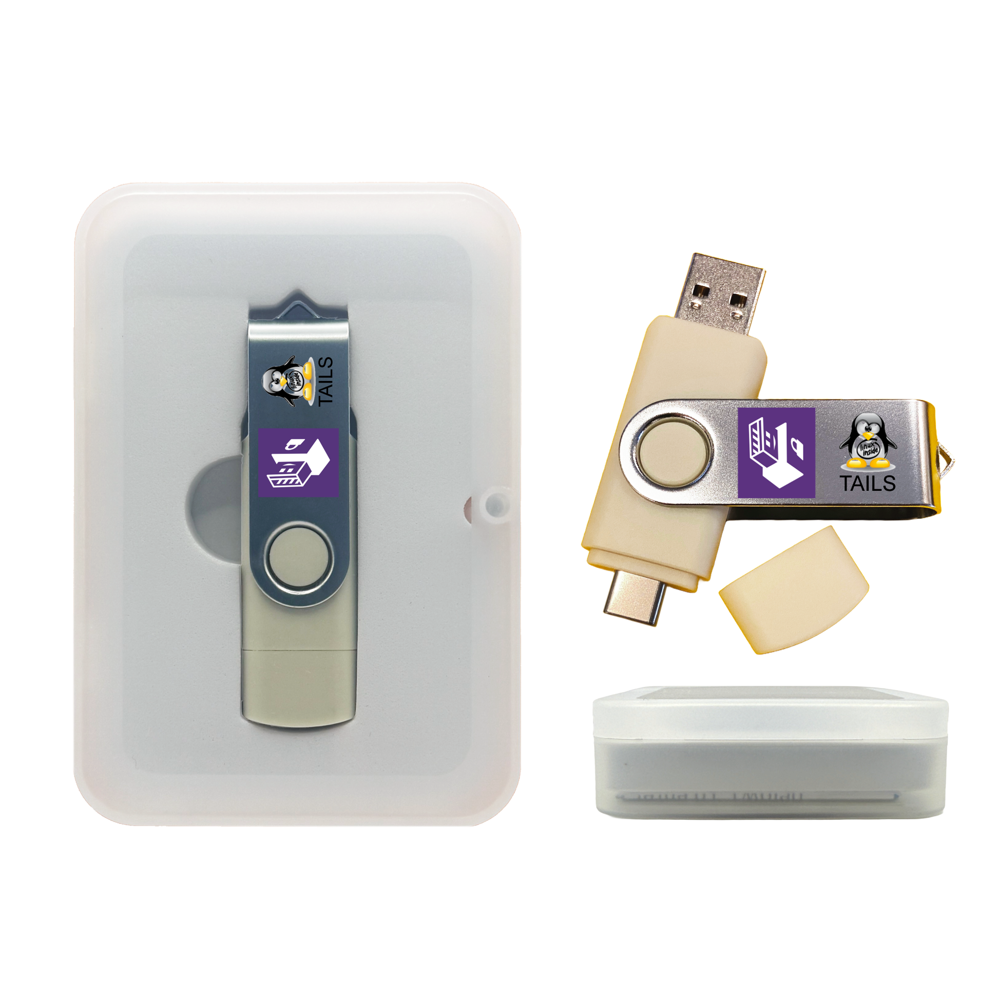 Linux Tails Bootable USB [8-32GB] – Anonymous Internet Access & Privacy-Focused Operating System - Triathlete Store