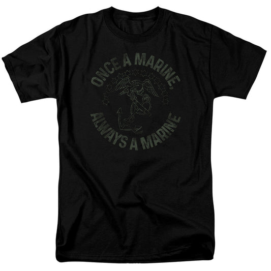 Us Marine Corps Always A Marine Mens T Shirt Black Officially Licensed