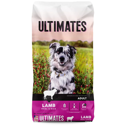 Ultimates Adult Lamb Meal & Brown Rice Dry Dog Food (28lb)