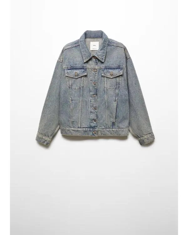 Under a Dark Sun S01 Ava Baya Blue Wash Denim Jacket