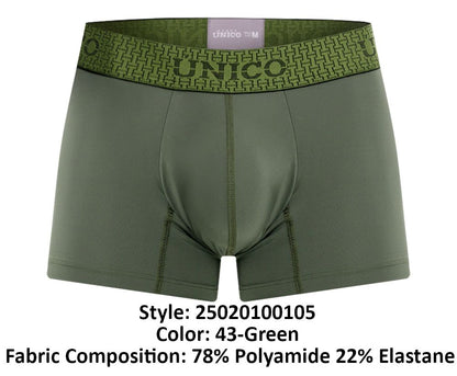 Unico 25020100105 Glauco Trunks Color 43-Green