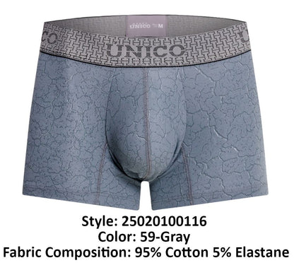 Unico 25020100116 Baldio Trunks Color 59-Gray