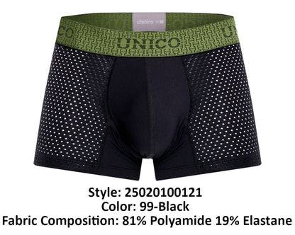 Unico 25020100121 Tribunal Trunks Color 99-Black