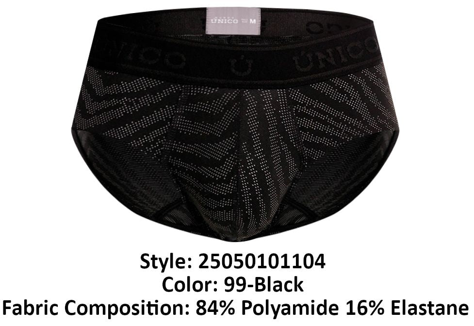 Unico 25050101104 Zelmur Briefs Color 99-Black