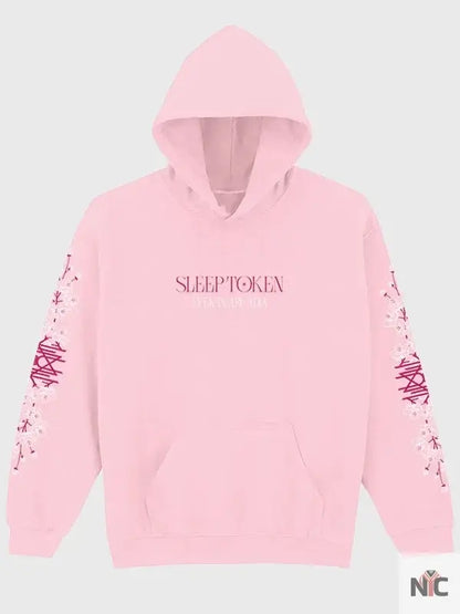 Unisex Sleep Token Pink Hoodie