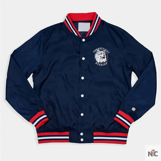 University of Connecticut Script Bomber Jacket