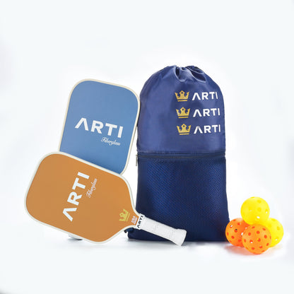 ARTI Fiberglass"Horizon Duo" Pickleball Paddle Set