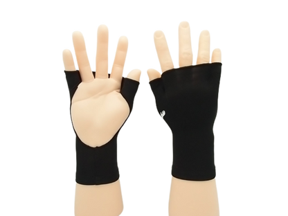 PalmFree™ Sun Gloves - Black - UPF 50+