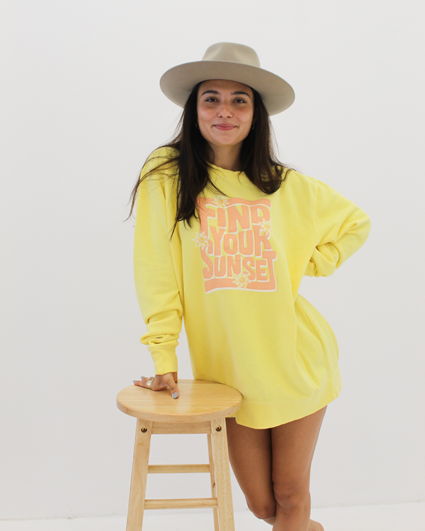 Koloa Groovy  Find Your Sunset Sweatshirt