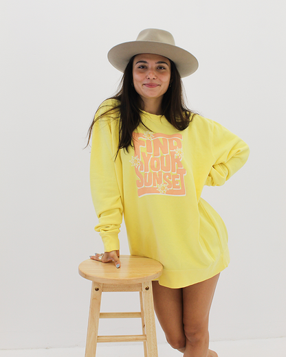 Koloa Groovy  Find Your Sunset Sweatshirt