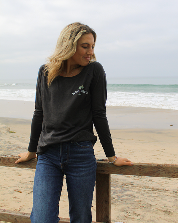 Koloa Beach Vibe Women's Long Sleeve T-Shirt