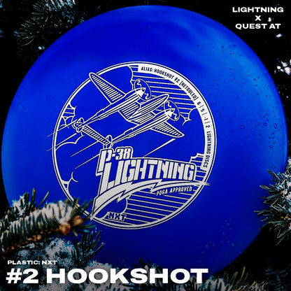 Lightning NXT P-38 #2 Hookshot [Retool] Fairway Driver Golf Disc