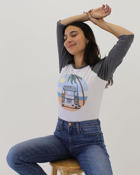 Koloa Vintage Van 3/4-Sleeve T-Shirt