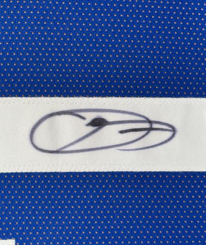 Framed Autographed/Signed Odell Beckham Jr. 35x39 New York Giants Blue Football Jersey JSA COA