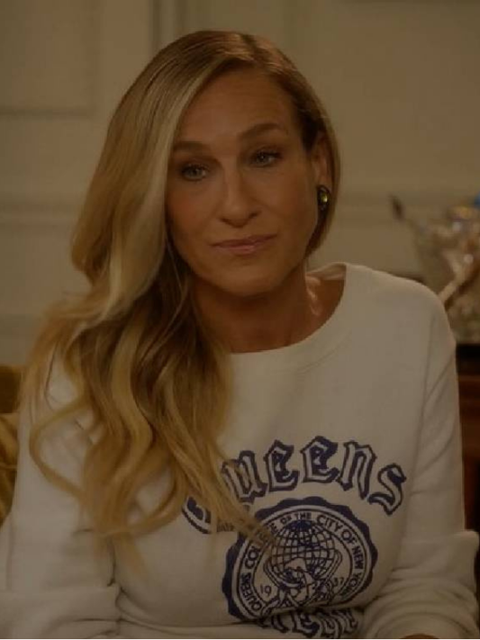 Sarah Jessica Parker Crewneck Queens College Sweatshirt