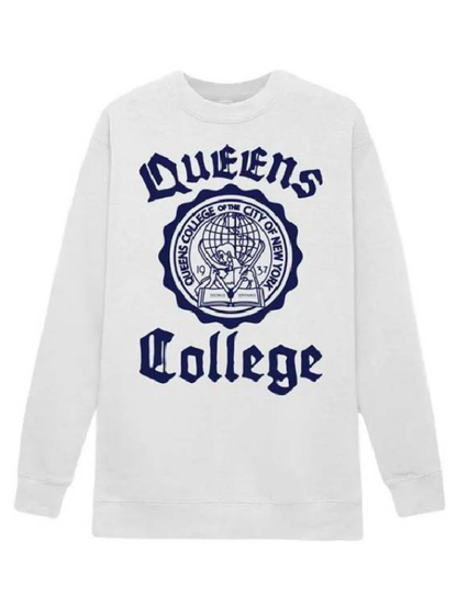 Sarah Jessica Parker Crewneck Queens College Sweatshirt