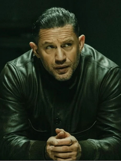 MobLand 2025 Tom Hardy Leather Jacket