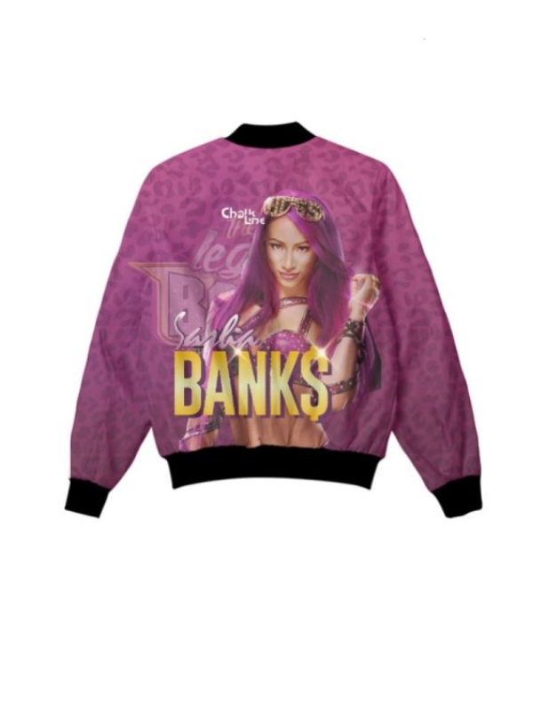 Sasha Banks Retro Fanimation WWE Jacket