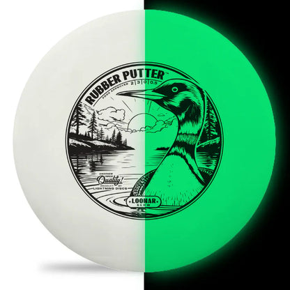 Lightning Loonar Glow Rubber Putter Golf Disc