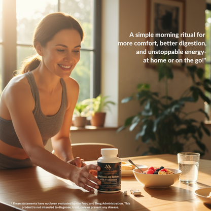 Probiotic 40 Billion CFU with Prebiotics - Natural Digestive Support