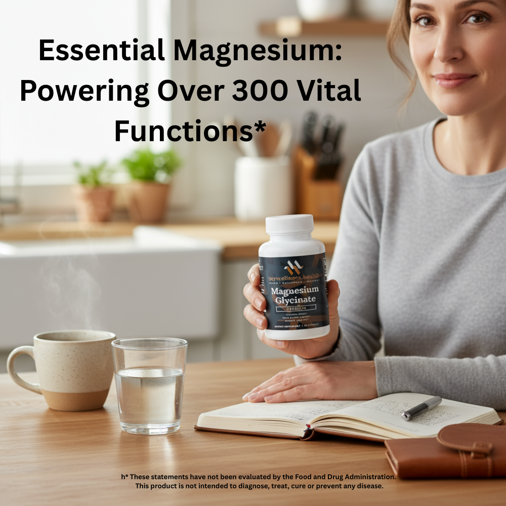 Magnesium Glycinate: Deep Rest & Calming Support*
