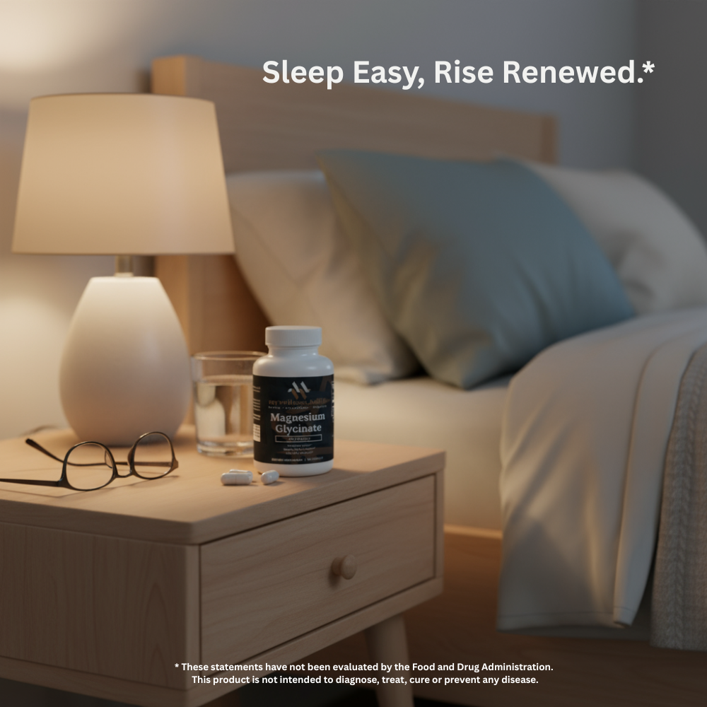Magnesium Glycinate: Deep Rest & Calming Support*