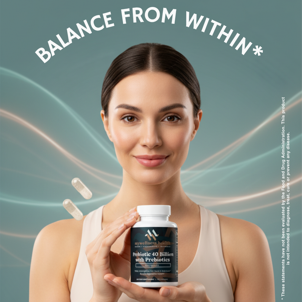Probiotic 40 Billion CFU with Prebiotics - Natural Digestive Support