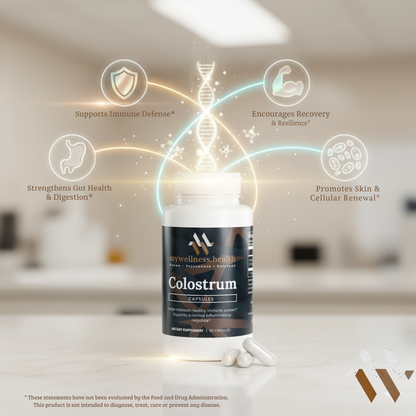 Natural Colostrum Capsules - Immune Support Supplement