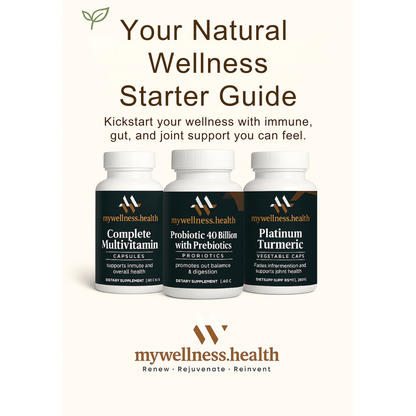 Natural Wellness Starter Bundle - Multivitamin, Probiotic & Turmeric