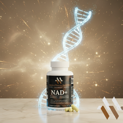 NAD+ Supplement with Quercetin & Resveratrol - Plant-Based