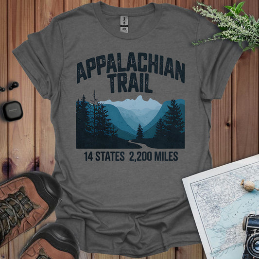 Appalachian Trail 14 States 2200 Miles Unisex Fit Soft T-Shirt