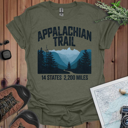 Appalachian Trail 14 States 2200 Miles Unisex Fit Soft T-Shirt