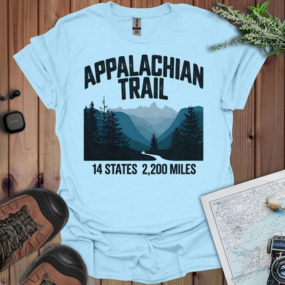 Appalachian Trail 14 States 2200 Miles Unisex Fit Soft T-Shirt