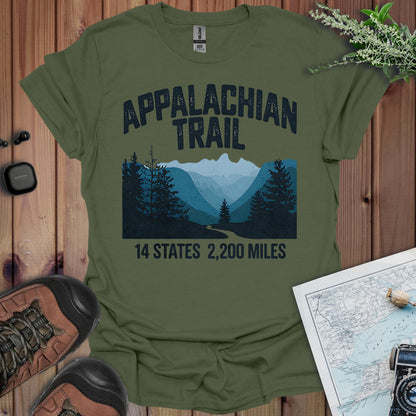 Appalachian Trail 14 States 2200 Miles Unisex Fit Soft T-Shirt