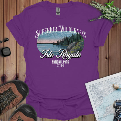 Isle Royale National Park Unisex Fit Soft T-Shirt Superior Wilderness