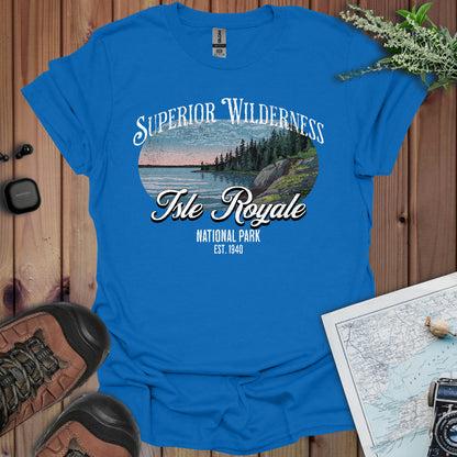Isle Royale National Park Unisex Fit Soft T-Shirt Superior Wilderness