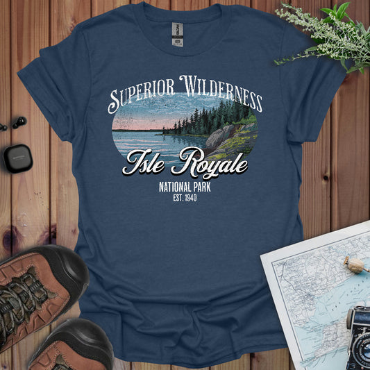 Isle Royale National Park Unisex Fit Soft T-Shirt Superior Wilderness