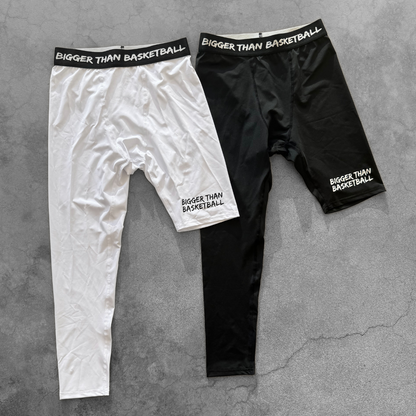 Single-Leg Compression Tights - Right - Black