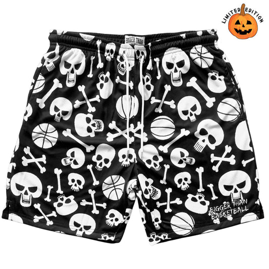 Buckets & Bones - Shorts - Black