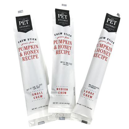 Pumpkin & Honey Chew Sticks