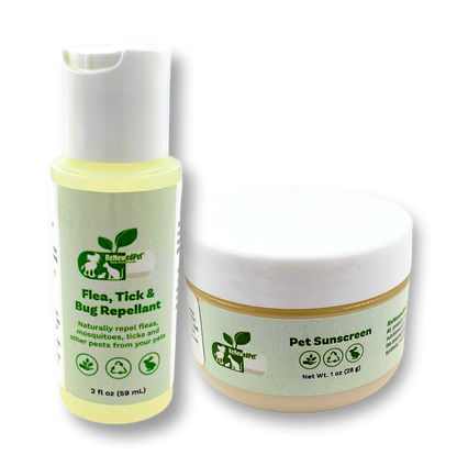 OUTDOOR SAFETY KIT/ Sunscreen & Flea/Tick/Bug Repellent