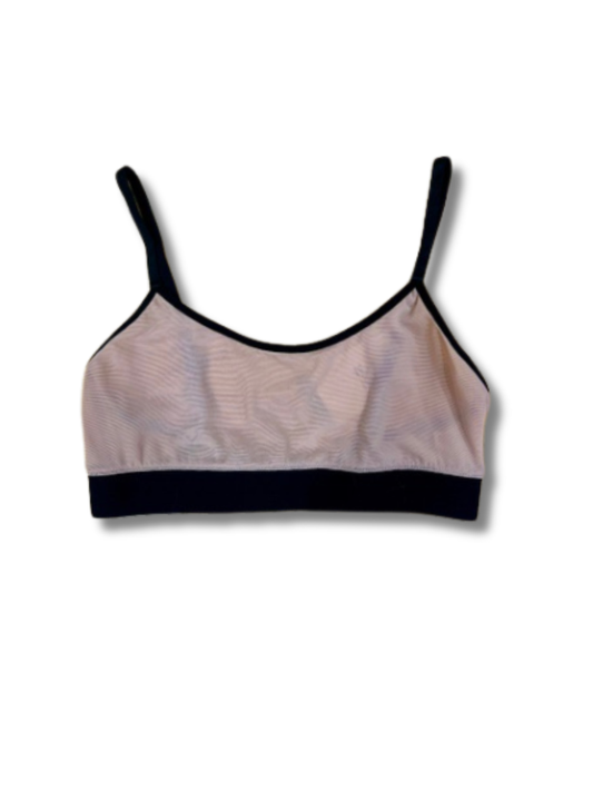 Dusty Blush Mesh Bra