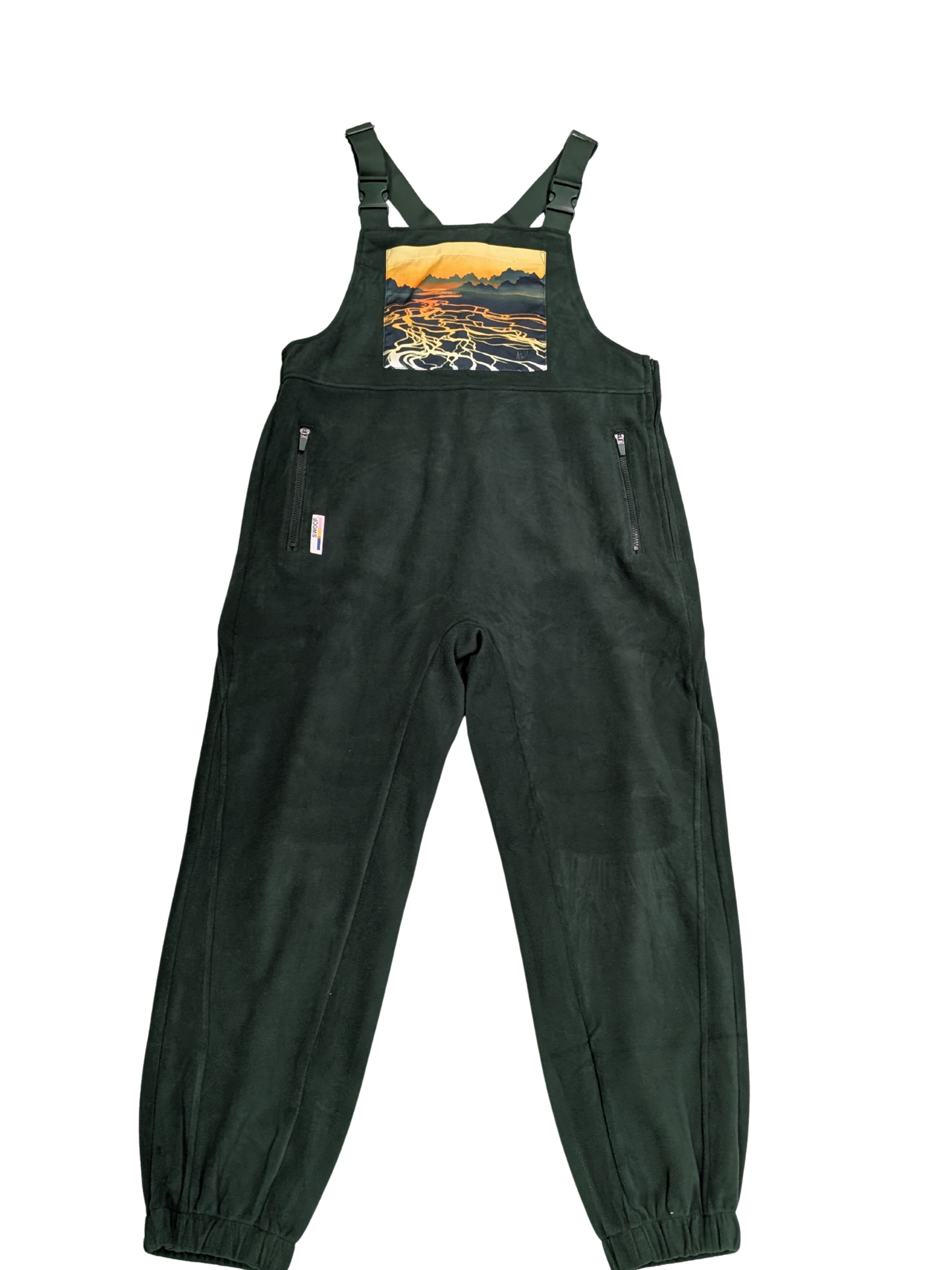 Braided River Fleece Overalls