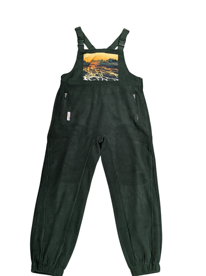 Braided River Fleece Overalls