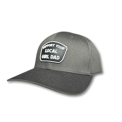 Support Your Local Girl Dad Flexfit Hat (XL)