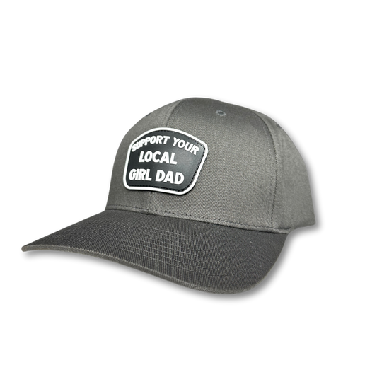 Support Your Local Girl Dad Flexfit Hat (XL)
